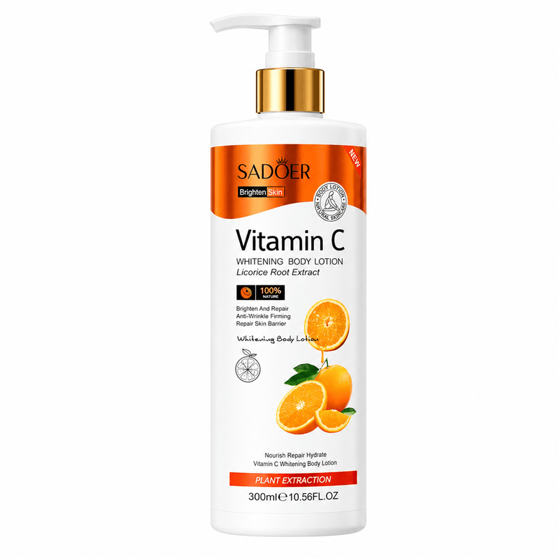 Poppy Gifts Skin Care Sadoer Vitamin C Brightening Body Lotion With Licorice Root Extract 300ml Sadoer Vitamin C Brightening Body Lotion 300ml