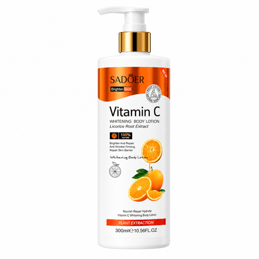Poppy Gifts Skin Care Sadoer Vitamin C Brightening Body Lotion With Licorice Root Extract 300ml Sadoer Vitamin C Brightening Body Lotion 300ml