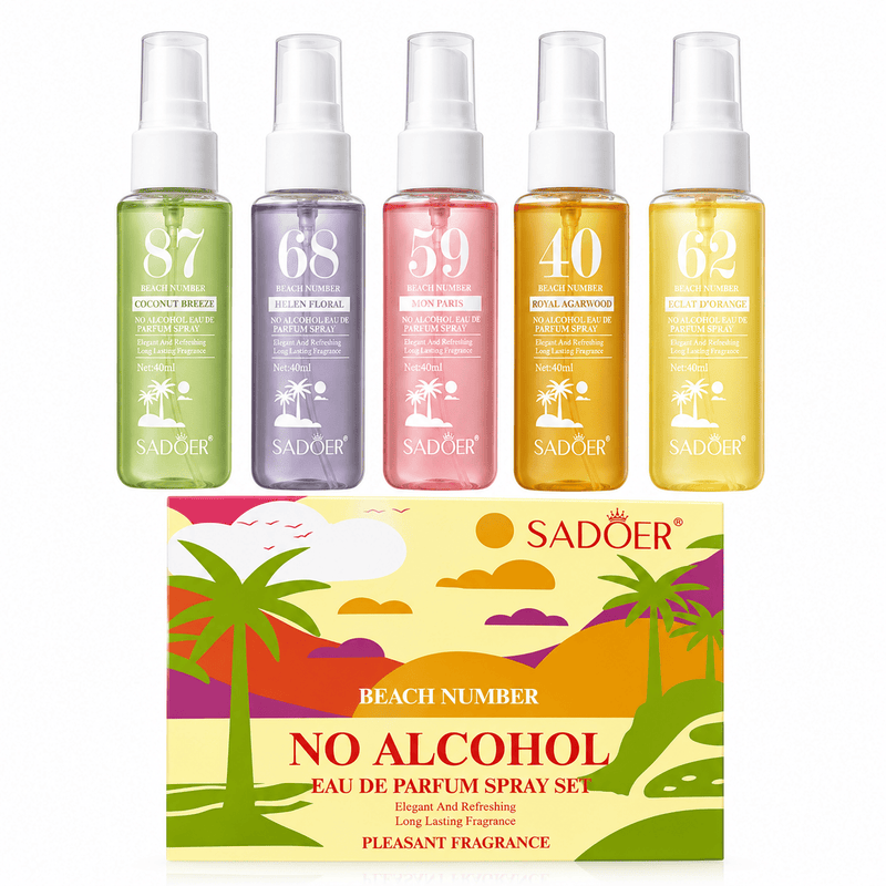 Poppy Gifts Gift Sadoer Beach Number No Alcohol Perfume Spray Set Five 40ml Each Sadoer Beach Number No Alcohol Perfume Spray Set 5x40ml