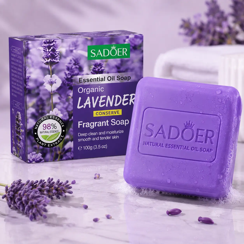 SADOER Essential Oil Soap Collection – 100g by Poppy Gifts
