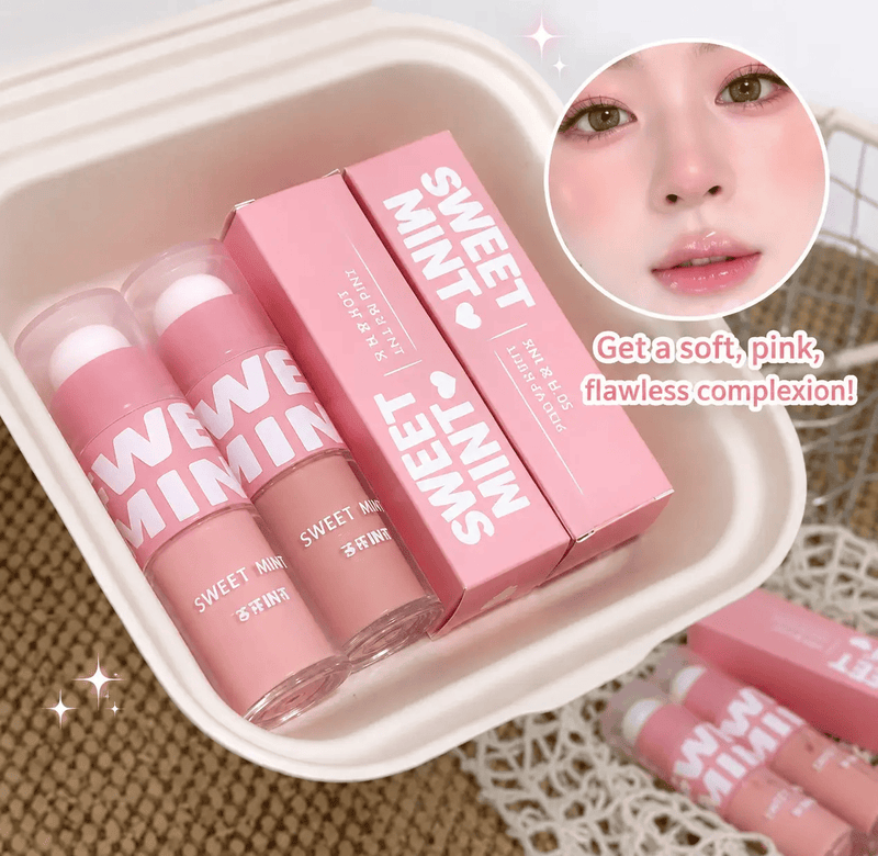 Sweet Mint Soft and Pink Blush Tint by Poppy Gifts