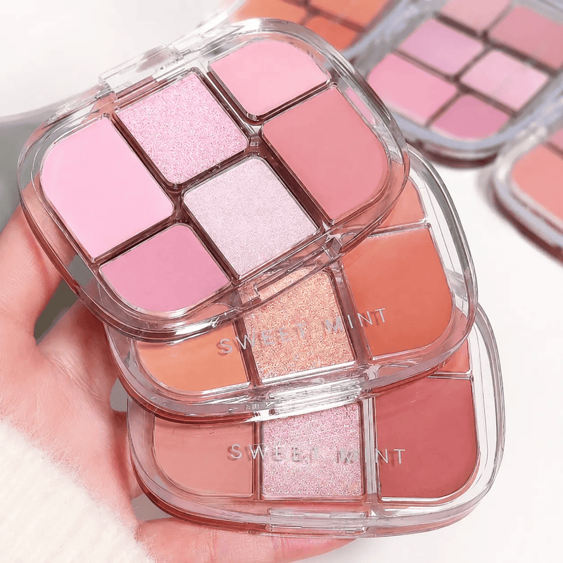 Sweet Mint 6-Colour Eyeshadow Palette by Poppy Gifts