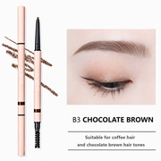 FLORTTE Rotating Double-Ended Eyebrow Pencil with Brush by Poppy Gifts