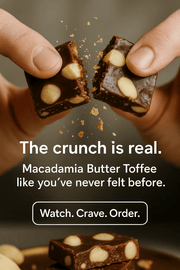 Lowrey Foods NOUGAT Lowrey Macadamia Butter Toffee Crunché 8 Pack | NZ Gift Set Lowrey Macadamia Butter Toffee Crunché 8 Pack | NZ Gift Set