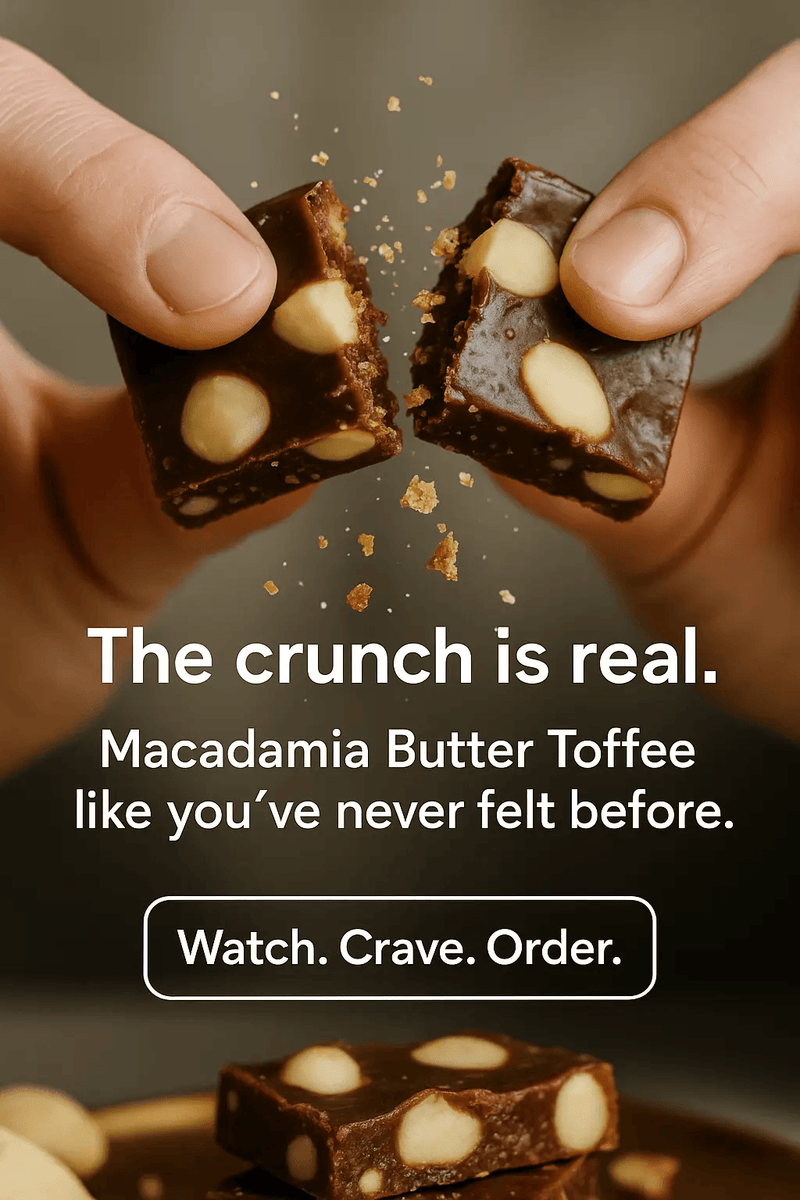 Lowrey Foods NOUGAT Lowrey Macadamia Butter Toffee Crunché 8 Pack | NZ Gift Set Lowrey Macadamia Butter Toffee Crunché 8 Pack | NZ Gift Set