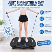 Poppy Gifts Beauty Vibration Plate Fitness Exercise and Massage Machine Vibration Plate Fitness Exercise and Massage Machine