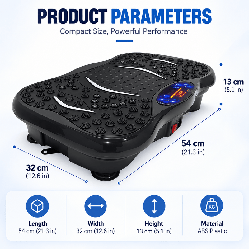 Poppy Gifts Beauty Vibration Plate Fitness Exercise and Massage Machine Vibration Plate Fitness Exercise and Massage Machine