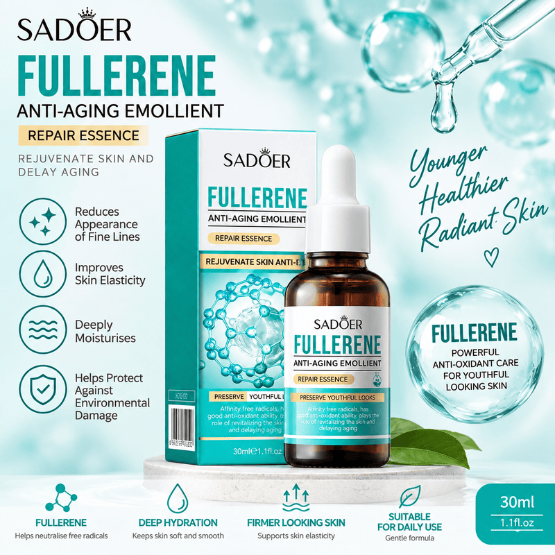 Poppy Gifts Skin Care SADOER Fullerene Anti-Aging Repair Essence – 30ml SADOER Fullerene Anti-Aging Repair Essence – 30ml
