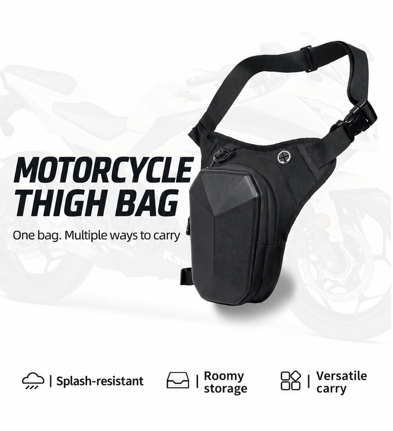 ECOTREK Motorcycle Thigh Bag Motorcycle Hard-Shell Thigh Bag – BQF131510 Motorcycle Hard-Shell Thigh Bag – BQF131510