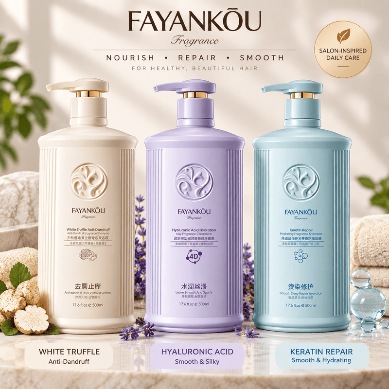 Poppy Gifts Hair Salon-Inspired Hair Care Shampoo and Conditioner – 500ml Salon-Inspired Hair Care Shampoo and Conditioner – 500ml