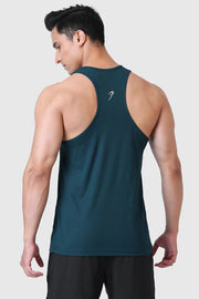 Checks Running Tank Bottle Green by Fuaark Nz