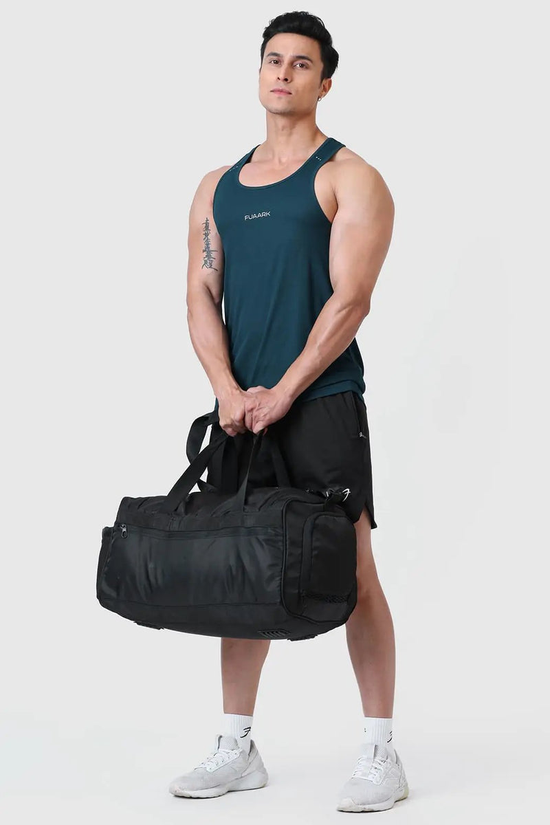 Checks Running Tank Bottle Green by Fuaark Nz