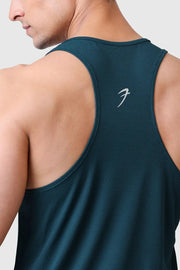 Checks Running Tank Bottle Green by Fuaark Nz