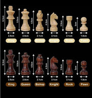 g8buynz Wooden Tabletop Chess Set with Built-in Storage Drawers Wooden Tabletop Chess Set with Built-in Storage Drawers