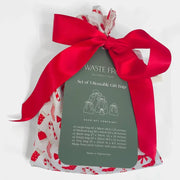 Waste Free Celebrations Fabric Gift Bags Christmas Cookies and Candy (Reusable Gift Bag Set) Christmas Cookies and Candy (Reusable Gift Bag Set)