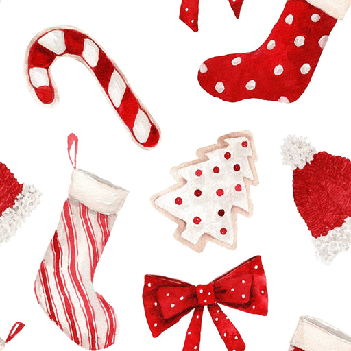 Waste Free Celebrations Fabric Gift Bags Christmas Cookies and Candy (Reusable Gift Bag Set) Christmas Cookies and Candy (Reusable Gift Bag Set)