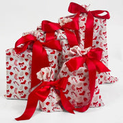Waste Free Celebrations Fabric Gift Bags Christmas Cookies and Candy (Reusable Gift Bag Set) Christmas Cookies and Candy (Reusable Gift Bag Set)