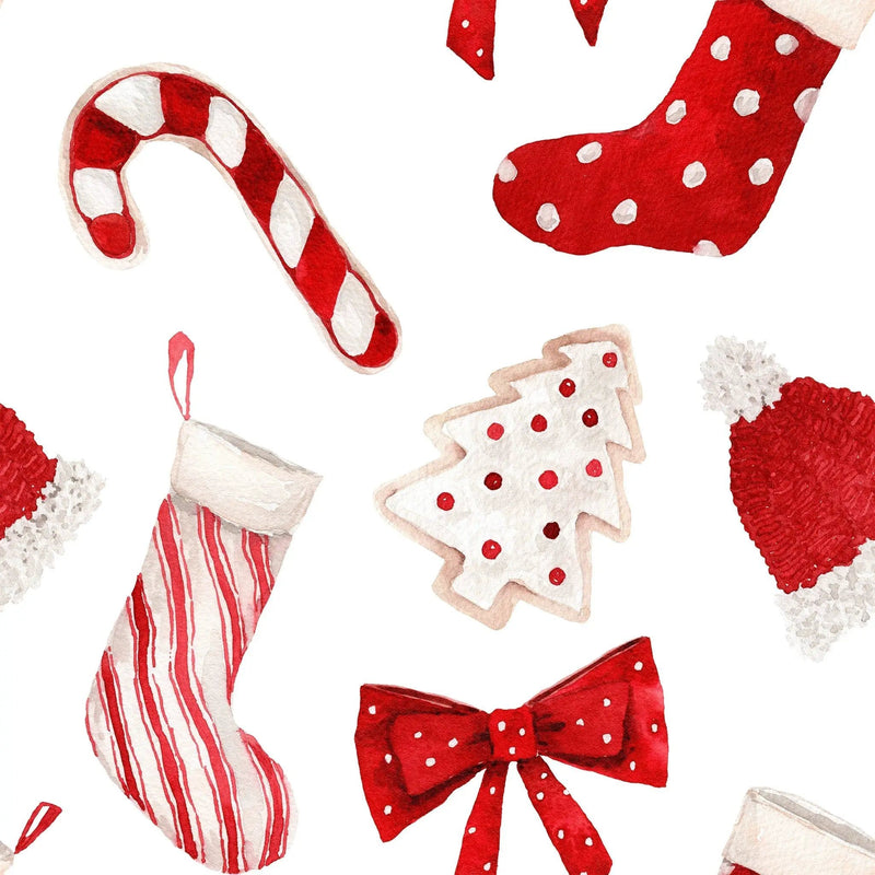 Waste Free Celebrations Furoshiki Wrapping Cloths Christmas Cookies and Candy - 4 Furoshiki Gift Wraps Christmas Cookies and Candy - 4 Furoshiki Gift Wraps