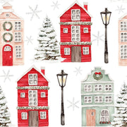 Waste Free Celebrations Furoshiki Wrapping Cloths Christmas Cottages - 4 Furoshiki Gift Wraps Christmas Cottages - 4 Furoshiki Gift Wraps