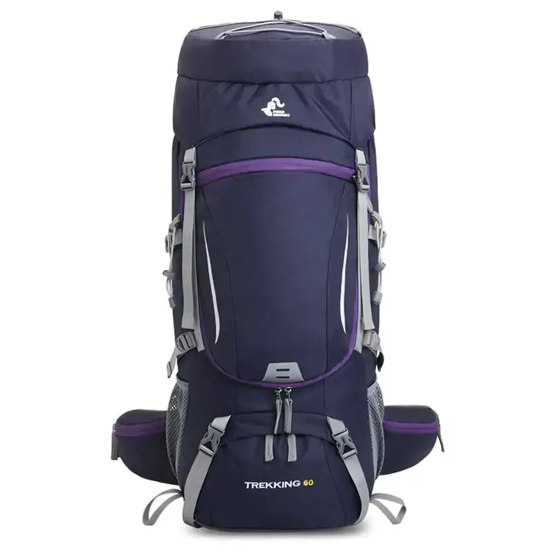 60L Water-Repellent Hiking Backpack with Rain Cover - Large Capacity Outdoor Pack for Adventures by Mead's Supply & Equipment Outfitters limited