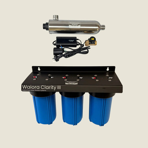 Waiora Clarity III + Waimana UV 33W Bundle - Whole House Filtration & UV Treatment NZ by Filtration Station NZ