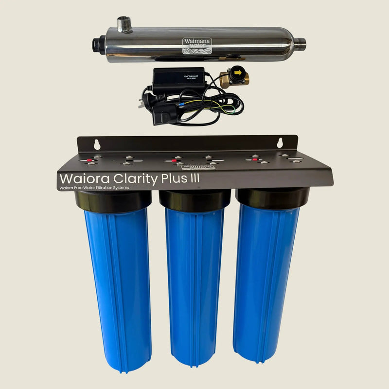 Waiora Clarity Plus III + Waimana UV 48W Bundle - High Flow Filtration & UV Treatment NZ by Filtration Station NZ