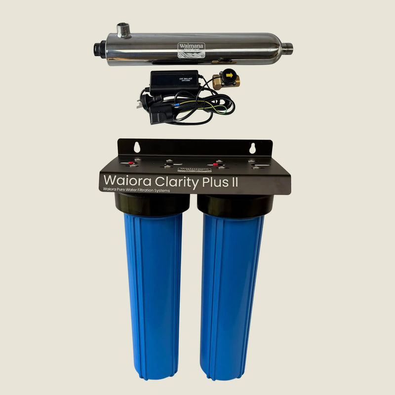 Waiora Clarity Plus II + Waimana UV 48W Bundle - High Flow Filtration & UV Treatment NZ by Filtration Station NZ