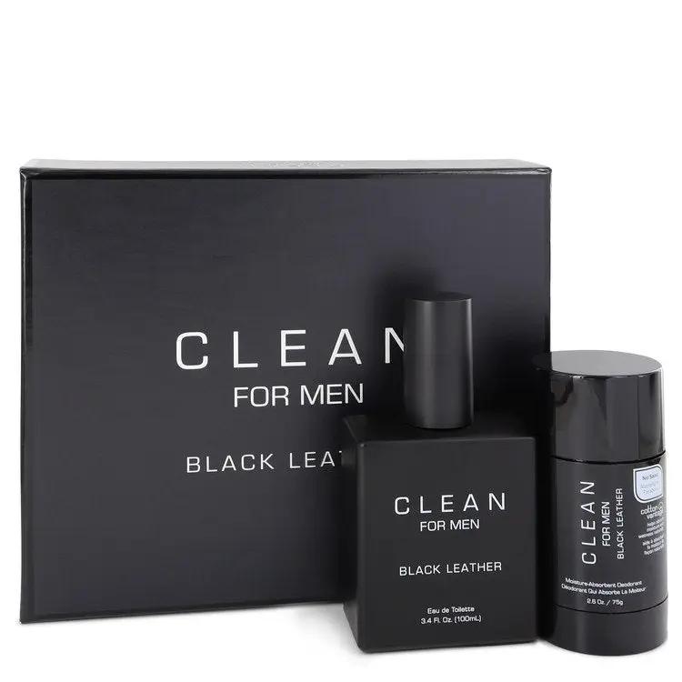 Clean Black Leather Gift Set By Clean by Brands HD
