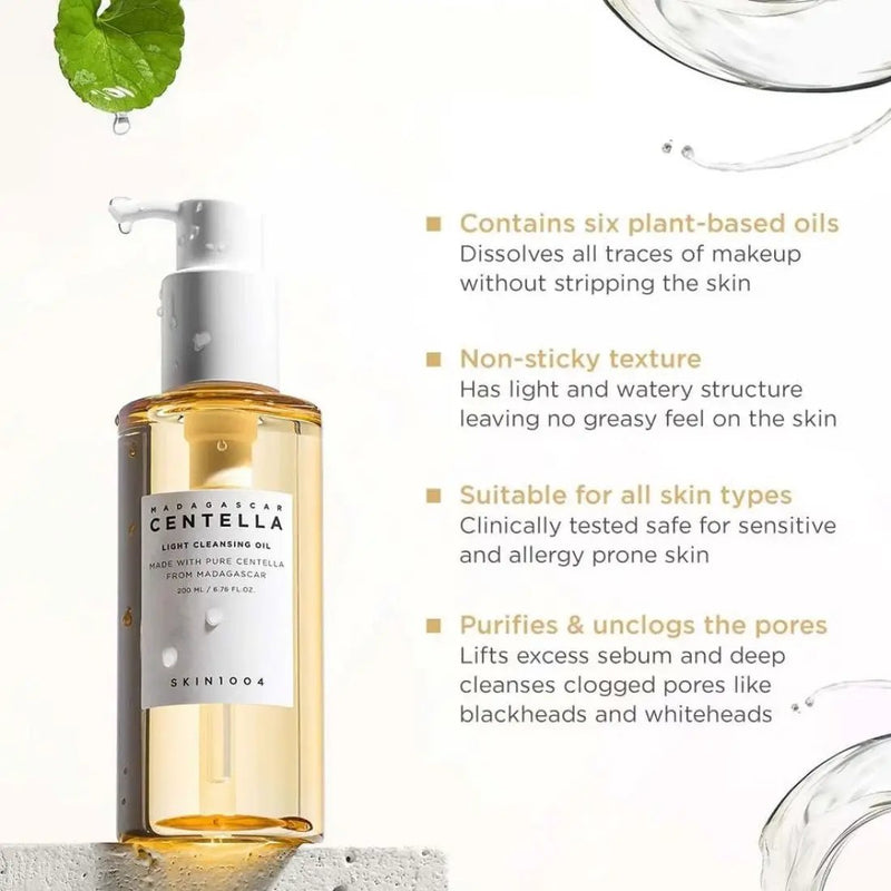 SKIN1004 Madagascar Centella Light Cleansing Oil 200ml by Poppy Gifts