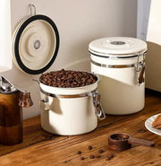 g8buynz Stainless Steel Coffee Storage Container with Airtight Lids Stainless Steel Coffee Storage Container with Airtight Lids