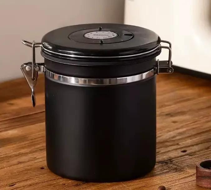 g8buynz Stainless Steel Coffee Storage Container with Airtight Lids Stainless Steel Coffee Storage Container with Airtight Lids