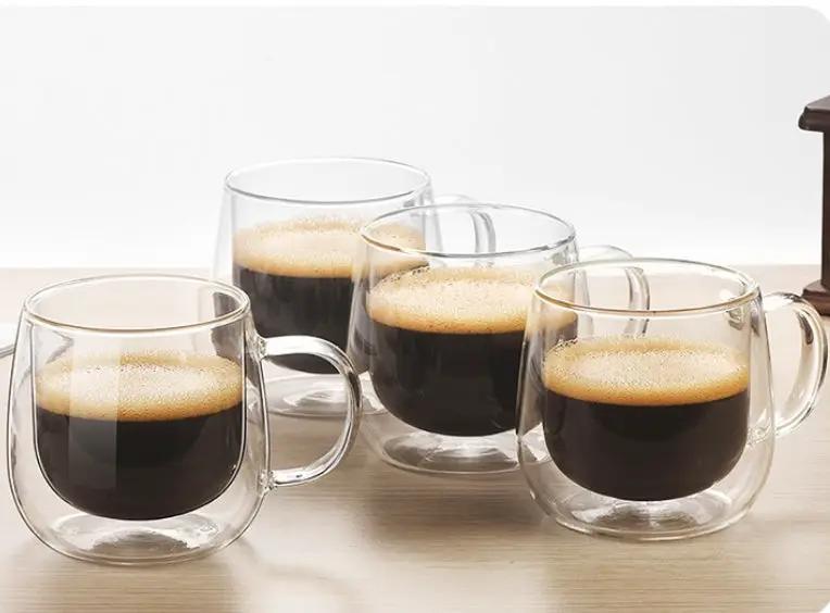 g8buynz Double Walled Glass Coffee Mugs Double Walled Glass Coffee Mugs