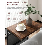 g8buynz C Shaped End Table, Small Side Table for Couch and Recliner C Shaped End Table, Small Side Table for Couch and Recliner