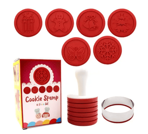 g8buynz g8buynz Christmas Cookie Stamps for baking, Cookie Stamps with 6 Stamps Christmas Cookie Stamps for baking, Cookie Stamps with 6 Stamps