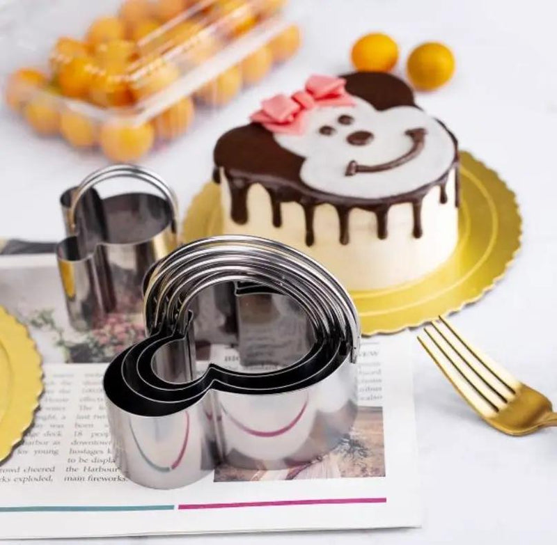 g8buynz Five piece stainless steel cookie cutters Biscuit Pastry Cutter for Pastries Five piece stainless steel cookie cutters Biscuit Pastry Cutter for Pastries