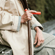 ooak Walking stick Uno Coral And Walnut Walking Cane With Hand Finished Walnut Stem Uno Coral And Walnut Walking Cane With Hand Finish