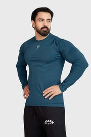 Core Fullsleeves T-shirt Orion Blue by Fuaark Nz