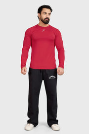 Core Fullsleeves T-shirt Red by Fuaark Nz