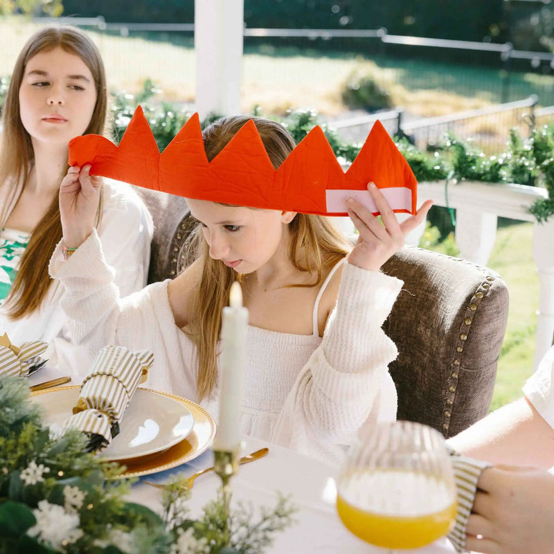 Waste Free Celebrations Crown Cotton Crowns (6 Reusable Party Hats) Cotton Crowns (6 Reusable Party Hats)