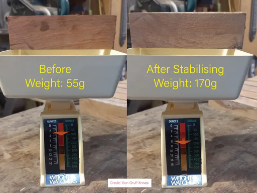 Wood Stabilizing Solutions Stabilizing Resin for Knife Handle Making by Resin Art NZ