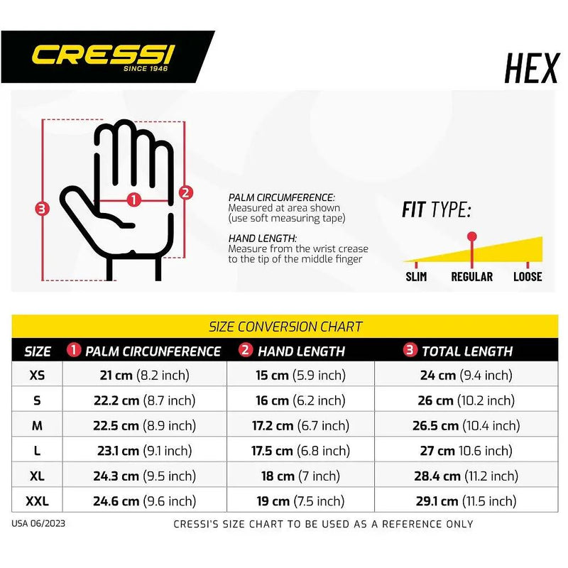 Cressi Tropical Neoprene Dive Gloves 2mm by NZ Diver