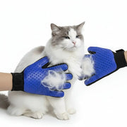 2 Pairs Pet Grooming Glove Brush Loose Hair Remover Fur Massage Removal Dog Cat by dealonline.co.nz