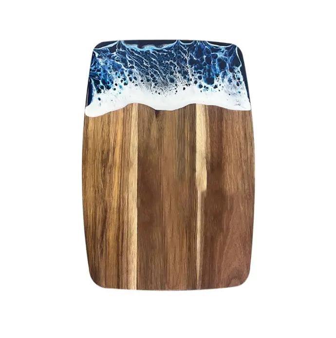 g8buynz Wood Chopping Board with Unique Resin Design Wood Chopping Board with Unique Resin Design
