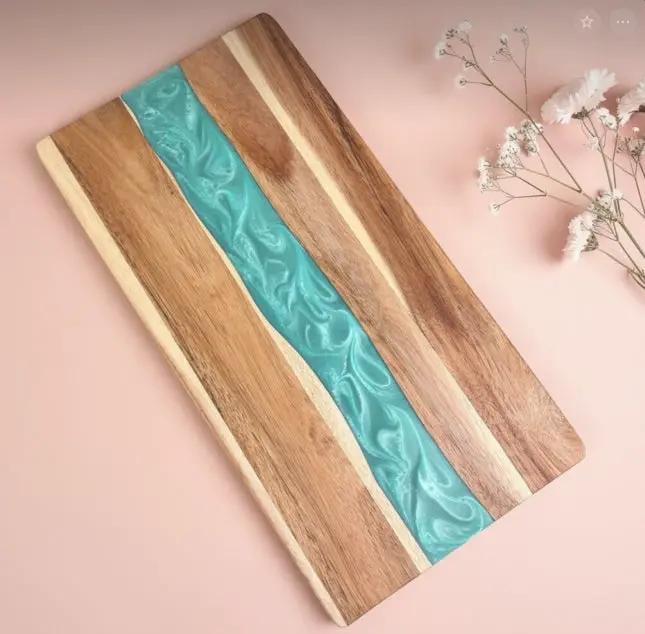 g8buynz Wood Resin Cutting Board for Kitchen Wood Resin Cutting Board for Kitchen
