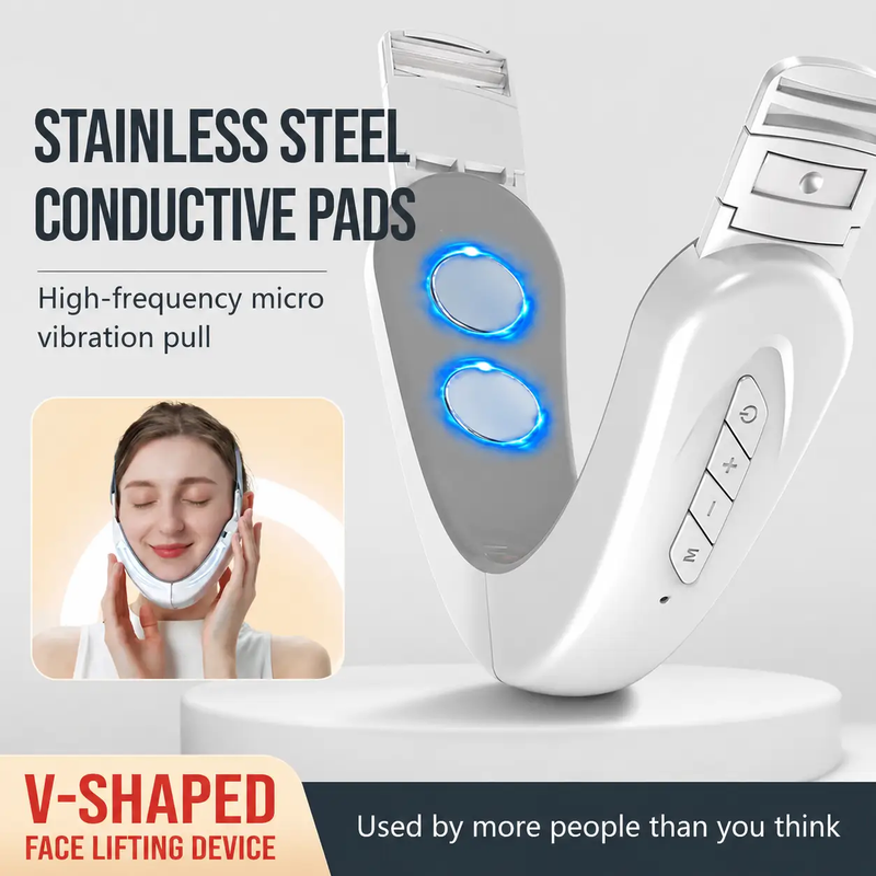 Mini V-Face Shaping Device – Hands-Free Facial Massager by Poppy Gifts