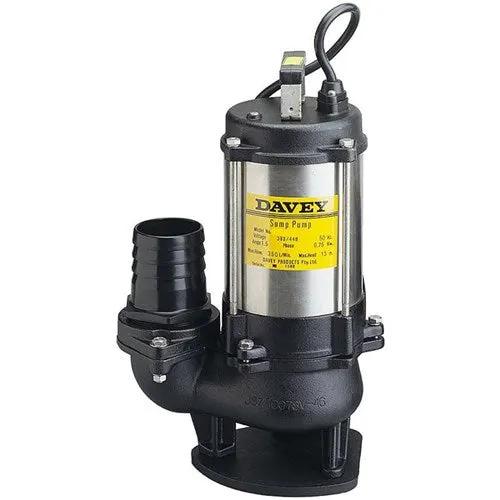 Davey D75VA & DT08V Vortex Sump Pump - Septic & Grey Water - 3" Outlet by Filtration Station NZ