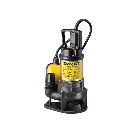 Davey D-VA Series Vortex Sump Pump - Grey Water & Solids - Stainless Steel by Filtration Station NZ