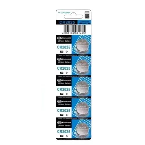 Watch Batteries for Koonenda CR2025 (5 Pack) by That Watch Shop