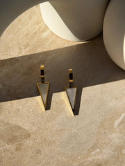 Kōkiritia Gold Huggies by Tahana Jewellery