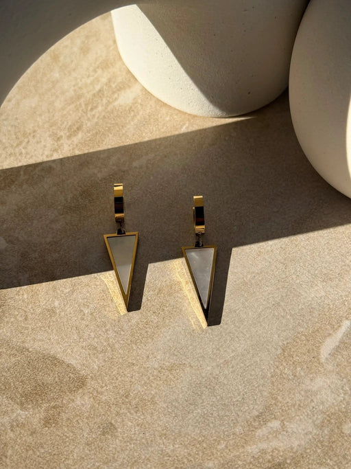Kōkiritia Gold Huggies by Tahana Jewellery